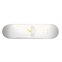 Lightning in Thunderstorm Clouds Skateboards