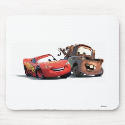 Lightning McQueen and Tow Mater Disney mousepads