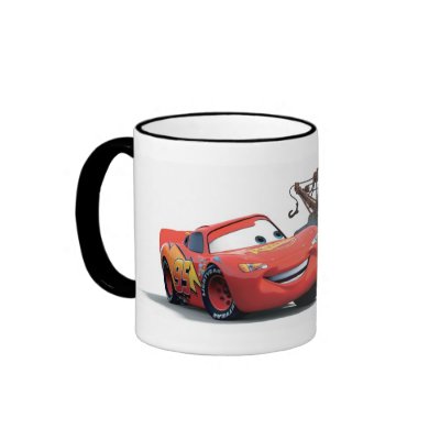 Lightning McQueen and Tow Mater Disney mugs