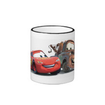 Lightning McQueen and Tow Mater Disney Mugs