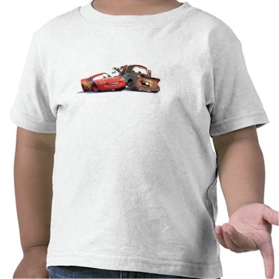 Lightning McQueen and Tow Mater Disney t-shirts