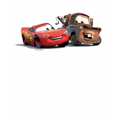 Lightning McQueen and Tow Mater Disney t shirts