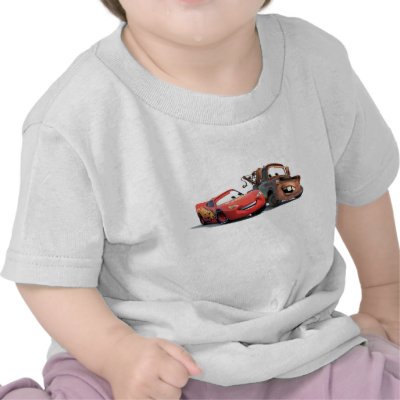 Lightning McQueen and Tow Mater Disney t-shirts