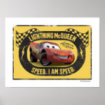 Lightning McQueen - Speed. I Am Speed Disney Print