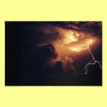 Lightning photo print photography