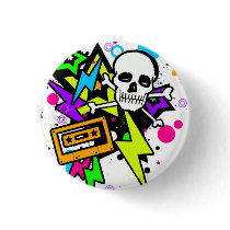 lightning splatter pin buttons by laurinapastina lightning splatter pin buttons