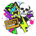 lightning splatter stickers by laurinapastina lightning splatter stickers
