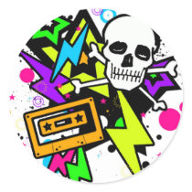 lightning splatter stickers by laurinapastina lightning splatter stickers