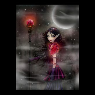 Lightning Stone Fantasy Dragon Poster