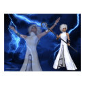 Lightning Storm - Anime Design Print by mrssocolov4 Lightning Storm - Anime Design Print