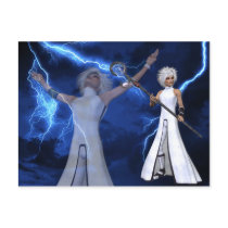 Lightning Storm - Fantasy/Anime Postcards by mrssocolov4 Lightning Storm - Fantasy/Anime Postcards