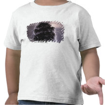 Lightning Strikes In The Sky Behind A Tree T Shirt