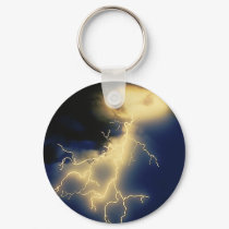 Lightning Strikes Key Chain