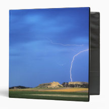 Lightning strikes the Wildcat Hills near Vinyl Binder