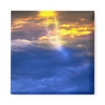 Lightning texture fridge magnet