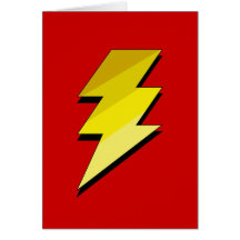 Lightning Thunder Bolt Cards