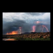 Lightning triple strike posters