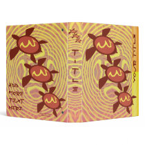 Lightning Turtles Customizable Art Binder