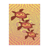 Lightning Turtles Postcard