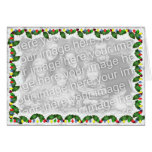 Lights and Holly Template Card