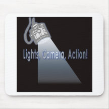 Lights Camera Action! Mousepad