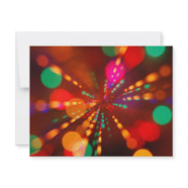Lights glowing (blur motion background) personalized invitations