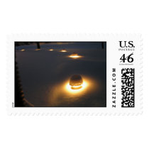 Lights in Snow postage by MrBillyB Lights in Snow postage