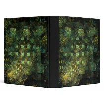 Lights in the City Abstract Art Binder