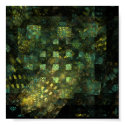Lights in the City Abstract Art Print print