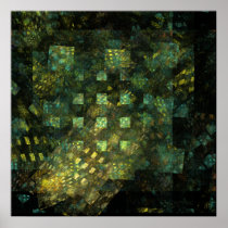 Lights in the City Abstract Art Print