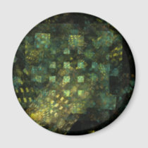 abstract, art, decorative, fine art, modern, round, magnet, Magnet with custom graphic design