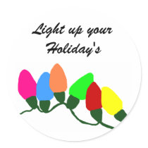 Lights, Light up your Holiday's stickers by marcya7 Lights, Light up your Holiday's stickers