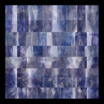 Lights n Shades - Blue Shappire Patterns posters
