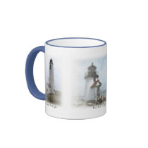 Lights of Nantucket mugs by scituations Lights of Nantucket mugs