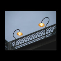 Lights on the Walnut Street Bridge postcards