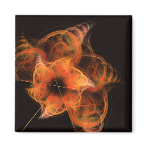 Lightworks Abstract Art Square Magnet