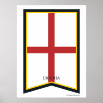 Liguria Italy Region Poster