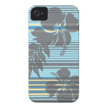 Lihue Hibiscus Stripe Hawaiian Casemate iPhone 4 Iphone 4 Cover