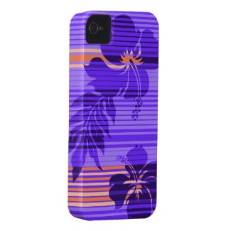 Lihue Hibiscus Stripe Hawaiian Casemate iPhone 4 casematecase