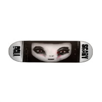 Liitle Scary Doll skateboards by gina1881996 Liitle Scary Doll skateboards