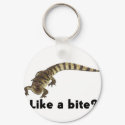 "like a bite?" alligator from junglewalk.com keychains