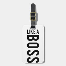 LIKE a BOSS Bag Tag