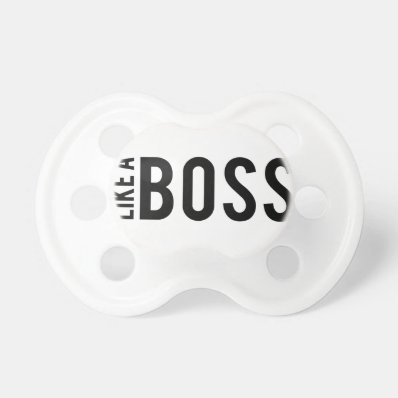 LIKE a BOSS BooginHead Pacifier