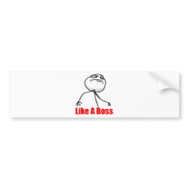Like a Boss Bumper Sticker