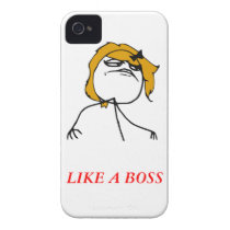 Like a boss girl iPhone 4 Meme Case Iphone 4 Cases