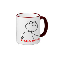 like a boss internet meme comic rage ringer coffee mug