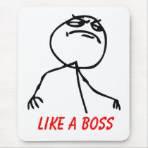 Like a Boss Mousepad