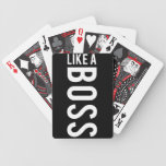 LIKE a BOSS Playing Cards
