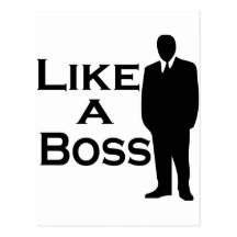 Like a Boss Post Cards