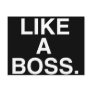 Like A Boss postcard